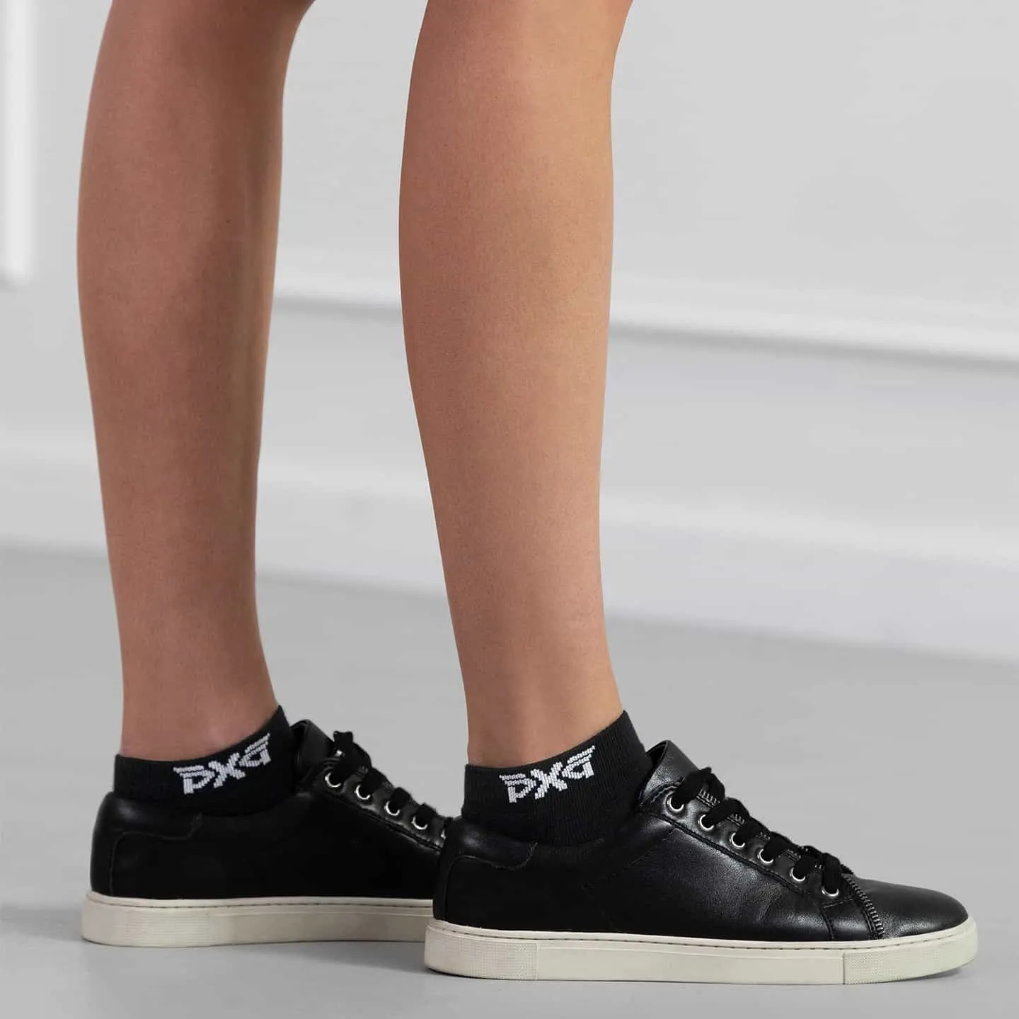Women's Jacquard Logo Ankle Socks