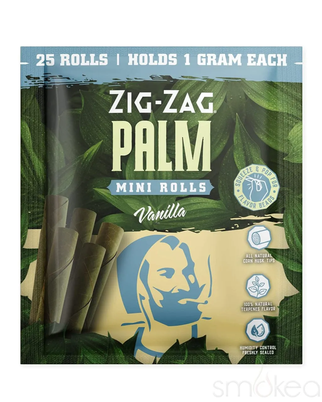 Zig Zag Mini Palm Rolls (25-Pack)
