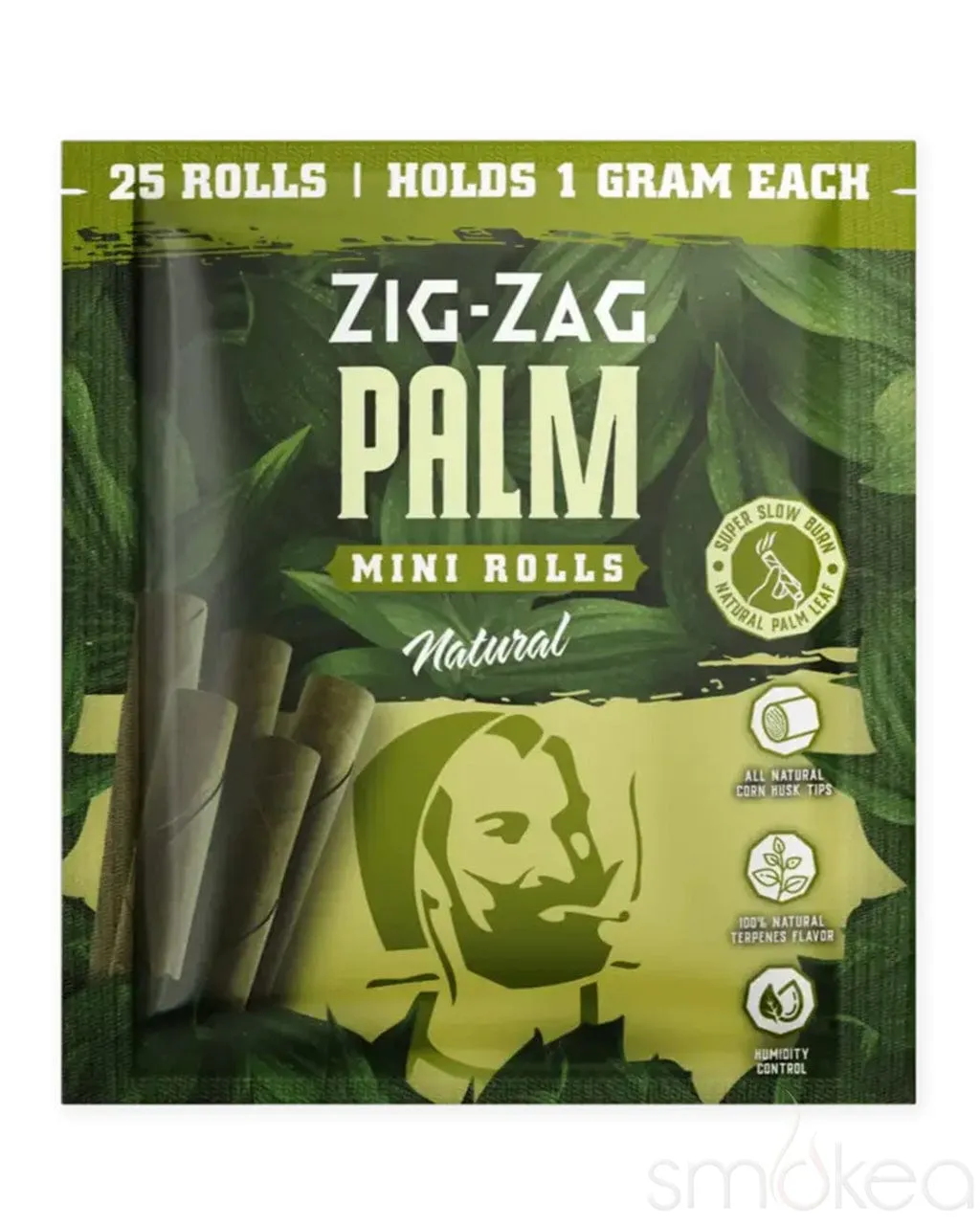 Zig Zag Mini Palm Rolls (25-Pack)