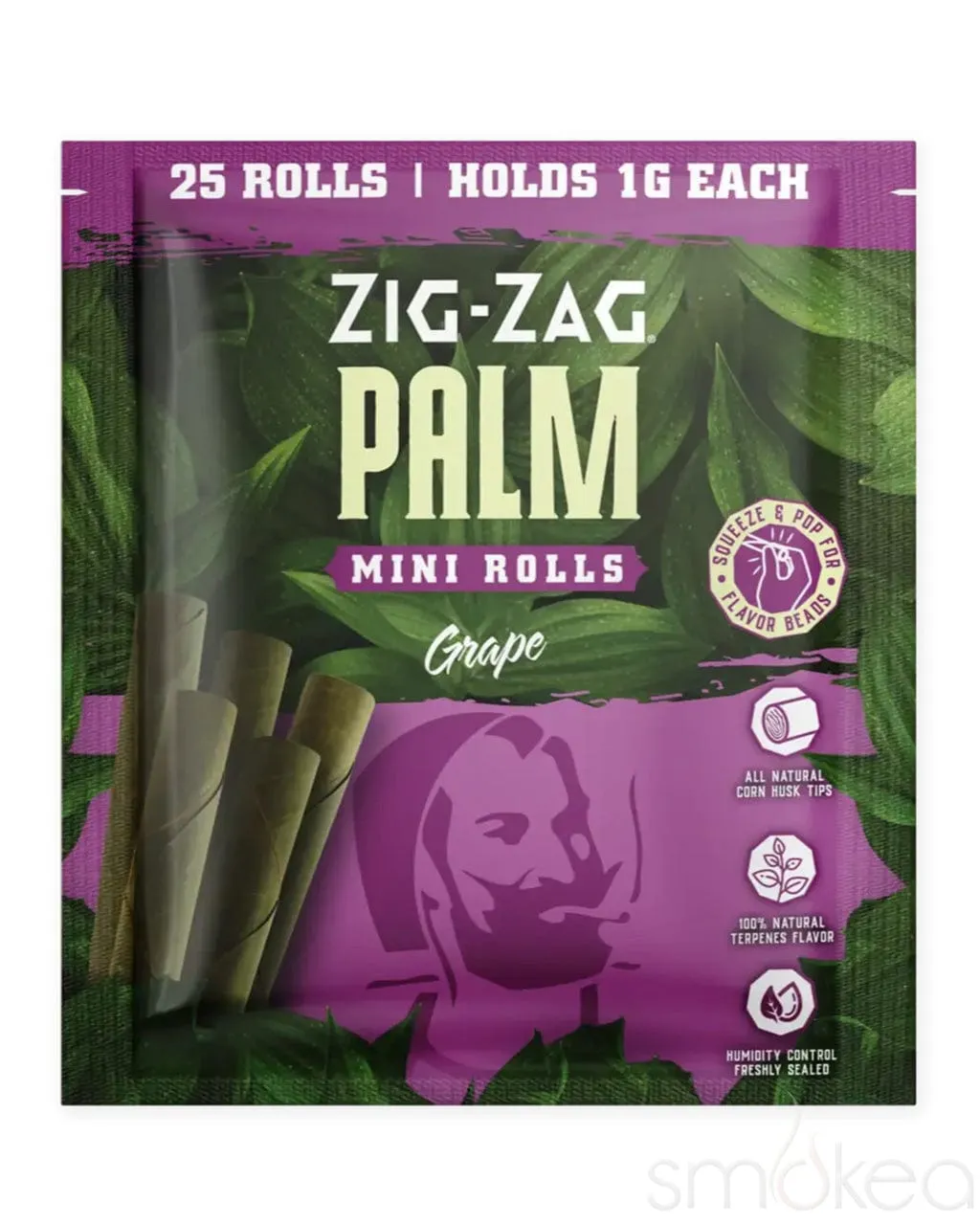Zig Zag Mini Palm Rolls (25-Pack)